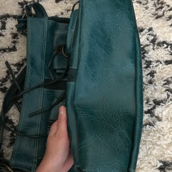 Candie's Dark Green/Teal Tote - Picture 12 of 14